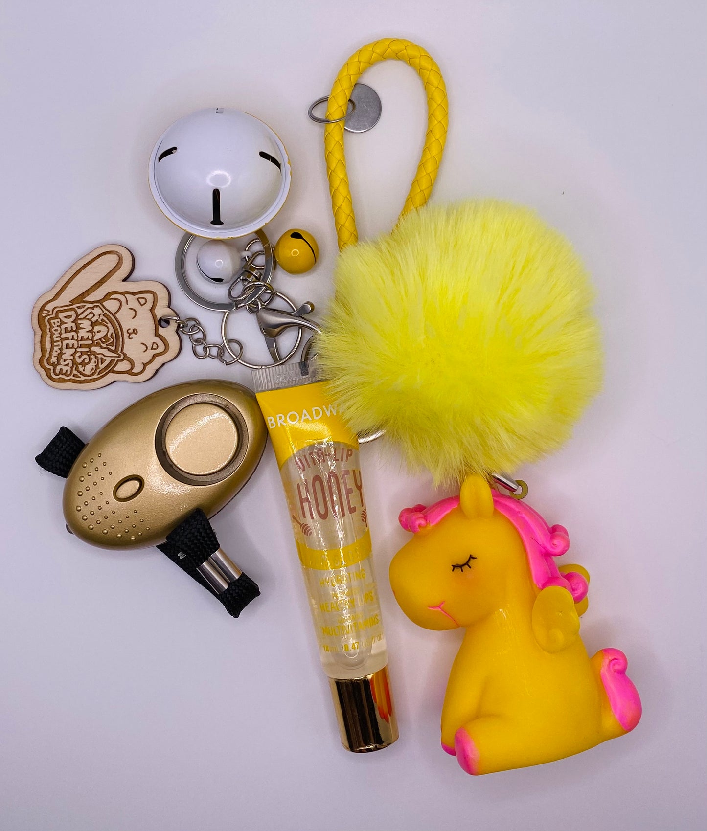 Unicorn Squeaker Keychain Set