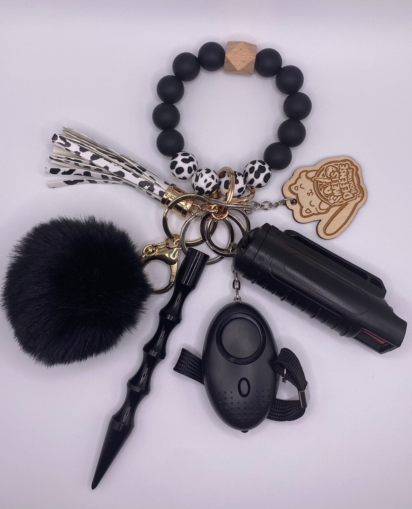 Silicone Beaded Keychain Sets